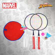 Load image into Gallery viewer, Marvel Spiderman Badminton Racket Set with Shuttlecock for Kids (Mini) – Toys for Kids Ages 3 and Up