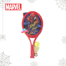 Load image into Gallery viewer, Marvel Spiderman Junior Badminton Racket with Ball and Shuttlecock