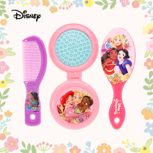 Load image into Gallery viewer, Disney Princess Comb Hair Brush and Mirror – Plant Based Makeup Toys for Kids Ages 3 years and Up