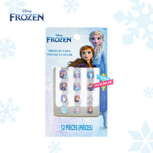 Load image into Gallery viewer, Disney Frozen Press on Nails 12 pieces – Plant Based Makeup Toys for Kids Ages 3 years and Up