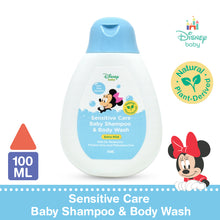 Load image into Gallery viewer, Lil Sunflower Disney NewBorn Shampoo and Body Wash Sensitive Care – Plant Derived, Paraben Free, Phthalate Free, Tear Free Safe for New born Babies