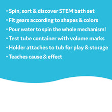 Load image into Gallery viewer, Yookidoo Spin 'N' Sort Water Gear - Baby Toys for Kids