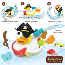Load image into Gallery viewer, Yookidoo Bath Toy Jet Duck Pirate