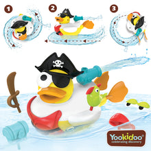Load image into Gallery viewer, Yookidoo Bath Toy Jet Duck Pirate