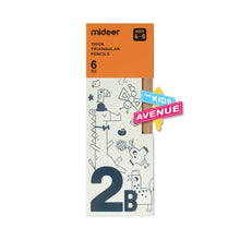 Load image into Gallery viewer, MiDeer Thick Triangular Pencils for Kids ages 2 - 6 years old