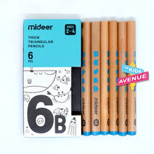 Load image into Gallery viewer, MiDeer Thick Triangular Pencils for Kids ages 2 - 6 years old