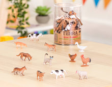 Load image into Gallery viewer, Terra by Battat – Educational Plastic Toy Animals – 60pc Carabao, Cat, Duck, Chicken, Goat & More