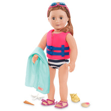Load image into Gallery viewer, Bathing Suit & Life Vest Doll Outfit and Accessories - Our Generation Fun Day, Sun Day