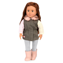Load image into Gallery viewer, Parka Vest Doll Outfit and Accessories Set - Our Generation Fun Fur Fall
