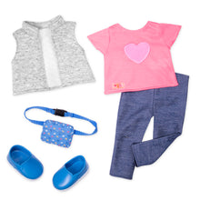 Load image into Gallery viewer, Travel Doll Outfit and Accessories Set - Our Generation Trendy Traveller