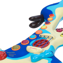 Load image into Gallery viewer, B. Toys Woofer, Hound Dog Guitar (with strap)