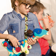 Load image into Gallery viewer, B. Toys Woofer, Hound Dog Guitar (with strap)