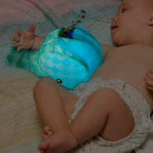 Load image into Gallery viewer, B. Toys Glow Zzzs. Whale Glowable Soothing Whale