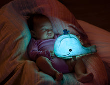 Load image into Gallery viewer, B. Toys Glow Zzzs. Whale Glowable Soothing Whale