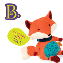 Load image into Gallery viewer, B. Toys Happy Yappies- Pipsqueak Talk Back Fox