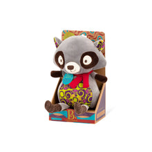 Load image into Gallery viewer, B. Toys Happy Yappies- Rascal Talk Back Raccoon