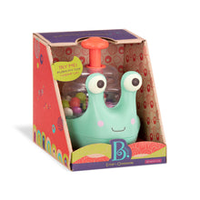 Load image into Gallery viewer, B. Toys Escar Glooooow Rolling Light-Up Snail Popper