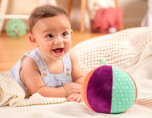 Load image into Gallery viewer, B. Toys Make it Chime Fabric Ball Sliced