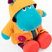 Load image into Gallery viewer, B. Toys Giggly Zippies, Hank Dress Me Hippo