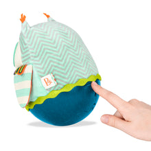 Load image into Gallery viewer, B. Toys Owl Be Back Soft Roly Poly Owl