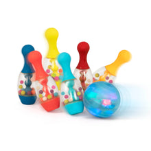 Load image into Gallery viewer, B. Light Up Toy Bowling Set for Kids - Let's Glow Bowling