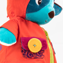 Load image into Gallery viewer, B. Toys Giggly Zippies, Woofer Dress Me Dog