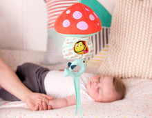 Load image into Gallery viewer, B. Toys Magical Mellow Zzzzs Toadstool Music Box with Lights