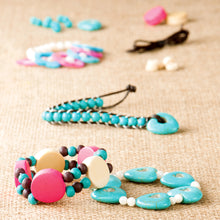 Load image into Gallery viewer, Craftabelle - Earth Craft Bracelets Kit - Bracelet Making Kit