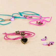 Load image into Gallery viewer, Craftabelle – Natural Charms Creation Kit – Bracelet Making Kit