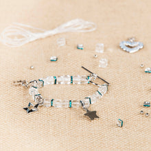 Load image into Gallery viewer, Craftabelle – Sparkle and Charm Creation Kit – Bracelet Making Kit