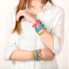 Load image into Gallery viewer, Craftabelle – Suede, Braid, & Leatherette Creation Kit – Bracelet Making Kit