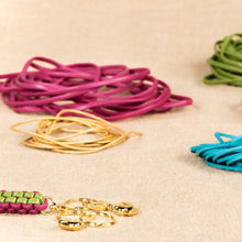 Load image into Gallery viewer, Craftabelle – Suede, Braid, & Leatherette Creation Kit – Bracelet Making Kit