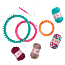 Load image into Gallery viewer, Craftabelle – Cozy Cuffs & Cowls Creation Kit – Beginner Knitting Kit