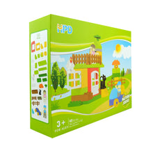 Load image into Gallery viewer, HPD Building Blocks Set 40 pcs Farm Blocks - Guoguo's Cake - Cats, Corns, Driver & More