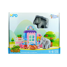 Load image into Gallery viewer, HPD Building Blocks Set 45 pc The Intelligent Creature - Elephant, Rabbit and More!