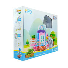 Load image into Gallery viewer, HPD Building Blocks Set 45 pc The Intelligent Creature - Elephant, Rabbit and More!