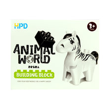 Load image into Gallery viewer, HPD Building Blocks Set - Animal World Zebra for 3 years and up - Duplo Compatible