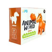 Load image into Gallery viewer, HPD Building Blocks Set - Animal World Horse for 3 years and up - Duplo Compatible