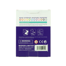 Load image into Gallery viewer, MiDeer 12 pc Washable Marker - High Quality Easy to Wash Mass-Storage Markers for Kids - 3 yrs & Up