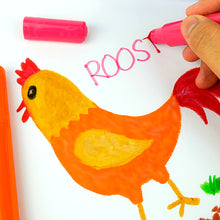 Load image into Gallery viewer, MiDeer 12 pc Washable Marker - High Quality Easy to Wash Mass-Storage Markers for Kids - 3 yrs & Up