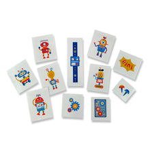 Load image into Gallery viewer, MiDeer Temporary Tattoo Robot - Cute Kid-Friendly Waterproof Tattoo for Kids 3 years and Up