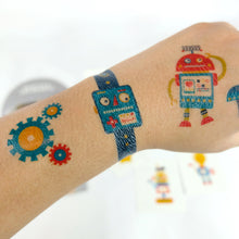 Load image into Gallery viewer, MiDeer Temporary Tattoo Robot - Cute Kid-Friendly Waterproof Tattoo for Kids 3 years and Up