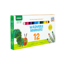 Load image into Gallery viewer, MiDeer 12 pc Washable Small Markers- High Quality Easy to Wash and Safe Markers for Kids