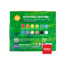 Load image into Gallery viewer, MiDeer 12 pc Washable Crayons - High Quality Easy to Wash and Safe Markers for Kids