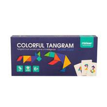 Load image into Gallery viewer, Mideer Beautiful Wooden Puzzle Colorful Tangram Problem Solving Jigsaw Puzzle Intellectual Toys for Kids