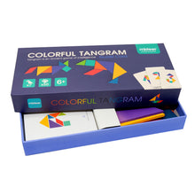 Load image into Gallery viewer, Mideer Beautiful Wooden Puzzle Colorful Tangram Problem Solving Jigsaw Puzzle Intellectual Toys for Kids