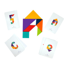 Load image into Gallery viewer, Mideer Beautiful Wooden Puzzle Colorful Tangram Problem Solving Jigsaw Puzzle Intellectual Toys for Kids