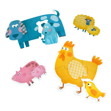 Load image into Gallery viewer, Mideer Educational Animal Puzzle Box My First Puzzle- Mom & Baby Puzzle Toy and Gift for Kids