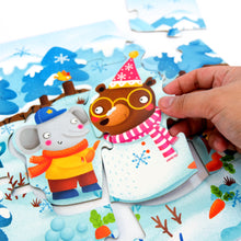 Load image into Gallery viewer, Mideer 4 in 1 Puzzle Seasons Educational Toy