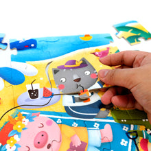 Load image into Gallery viewer, Mideer 4 in 1 Puzzle Seasons Educational Toy